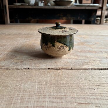 蓋付き湯呑み茶碗（古食器）
