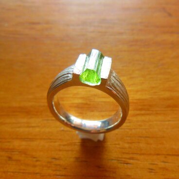 グリーントルマリン　リング