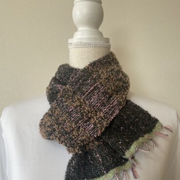 いちごチョコのマフラー