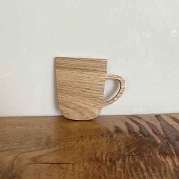 コーヒーカップ　飾り　鍋敷き　皿