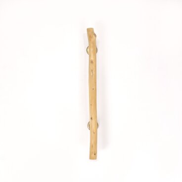 【温泉流木】斜め向くプチ枝分かれの細身流木ドアハンドル・手すり 木製 自然木 流木インテリア