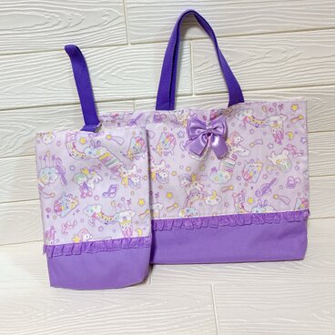 入園入学2点セット　レッスンバック　シューズバック　ユニコーン