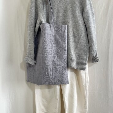 トートバッグ✴︎パッチワーク✴︎コットン✴︎A3収納