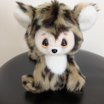 ハンドメイド☆ぬいぐるみ☆ヒョウさん☆上目☆