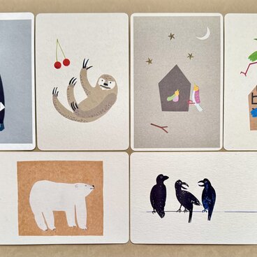 作品集 1番〜6番より ポストカードセット （ささやかなおまけ付き）