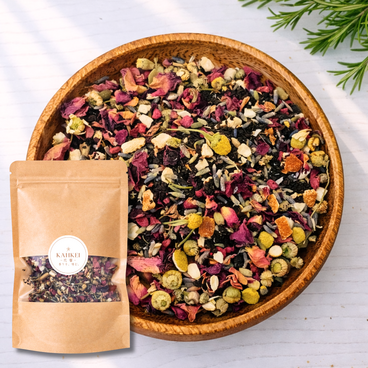 花果まどろみ｜カモミール×花x果実の花果茶｜ノンカフェイン｜眠り前の一杯｜茶葉カスタム対応｜KAHKEI 花馨