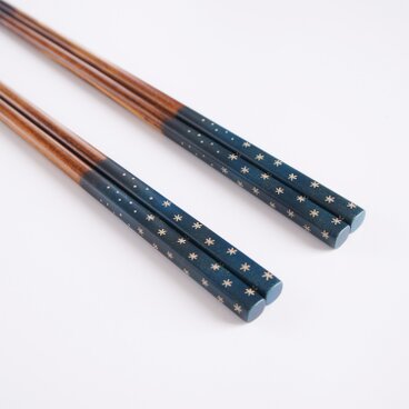 星踊る夜空のお箸　青２３ｃｍ