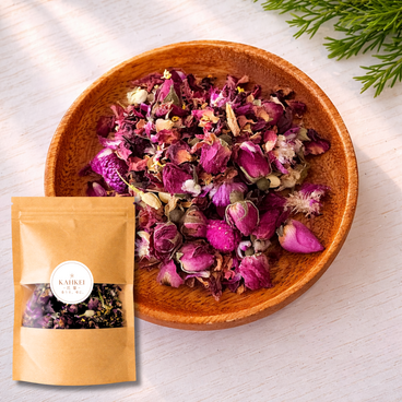 薔薇の余韻｜薔薇×アールグレイの花茶｜香りを重ねる余韻｜茶葉カスタム対応｜KAHKEI 花馨