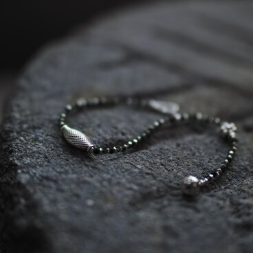 -Malachite・Cat's eye・Silver-