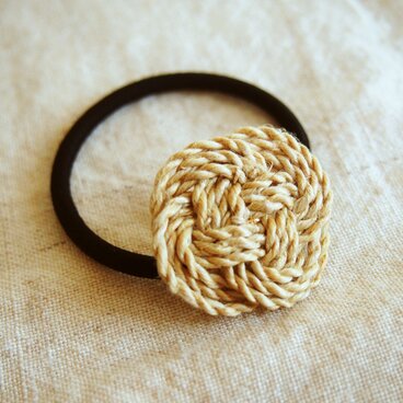 精麻のあわじ結びゴム［96］
