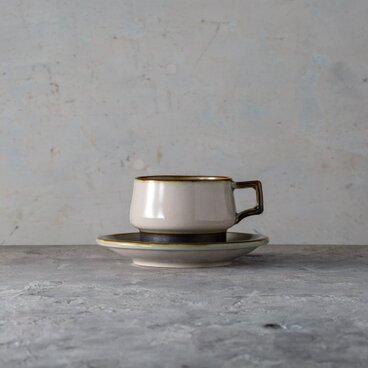 イェンス・H・クイストゴー テーマ カップ＆ソーサー B&G コペンハーゲン デンマーク 北欧ストーンウェア