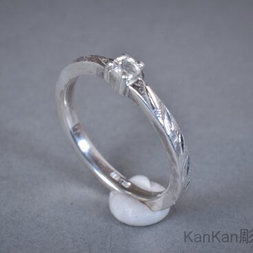 リューコガーネットのリング