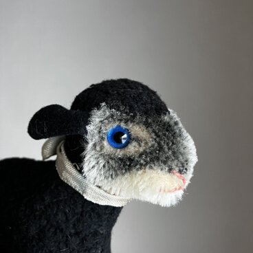 シュタイフ　黒ひつじの Swapl ドイツ　ヴィンテージ