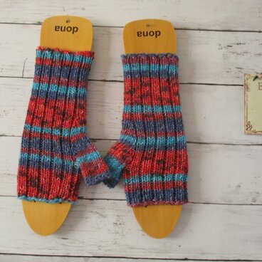 手編みハンドウォーマー  Opal  XLarge Winterspiele　9590