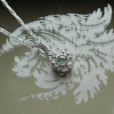 SV　ミントグリーンベリル　ペンダント＜ヘッドのみ＞