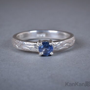 サファイアのリング