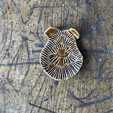 彫顔豆皿　イヌ  1