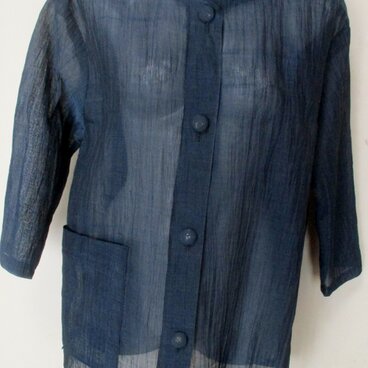 ８６０８　麻の着物で作ったジャケット