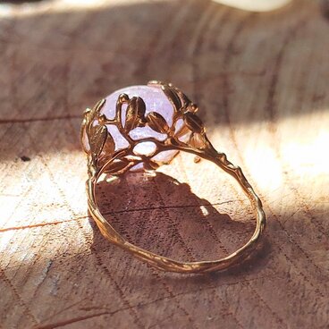 オリーブの丘のリング SV.k18GP