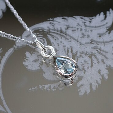 SV　 アクアマリン　ペンダント＜ヘッドのみ＞