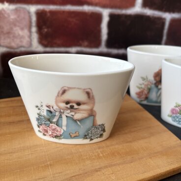 限定1個　ポメラニアン　しゃもじスタンド　小物入れ