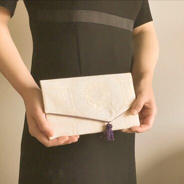 蜀江文様　袱紗　ふくさ　チケットホルダー　帯リメイ　金封入れ　通帳ケース　和装バッグ