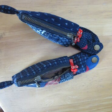 古布猫ちゃんポーチ