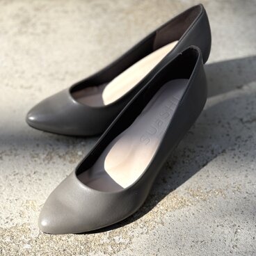 24cmのみ マットグレー  5.5cmヒール  美脚シルエット