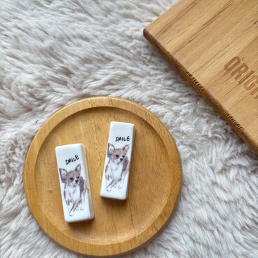 チワワ　箸置き 2つ