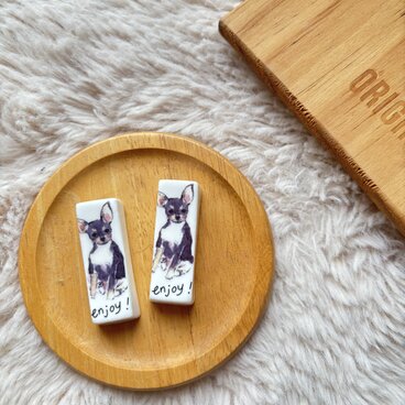 チワワ　箸置き 2つ