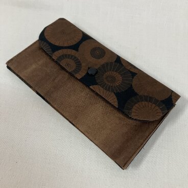 柿渋染め　長財布　26B6