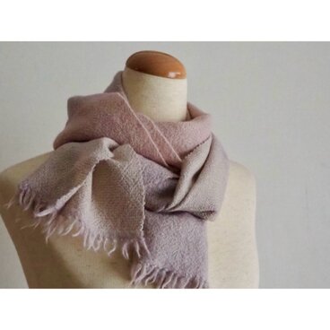 alpaca×cashmere mini -beige pink-