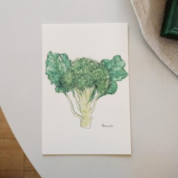 postcard　/　ブロッコリー（2枚組）