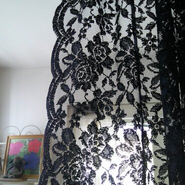 花刺繍×tulle caféstyle