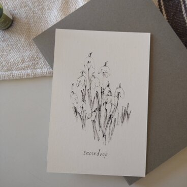 postcard　/　スノードロップ（2枚組）