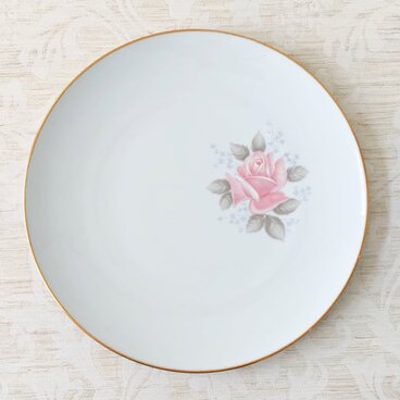 Noritake Roseville ノリタケ ローズビル 薔薇 バラ 27cm プレート ヴィンテージ レトロ 日本