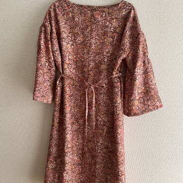 小紋のワンピース