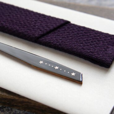 三ツ星の菓子切り 小10cm　【選べる菓子切り入れ付き】