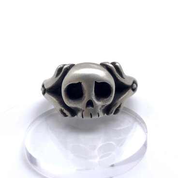 どくろのシルバー925リング