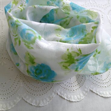 Flower×Voile マフラー