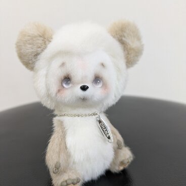 ハンドメイドぬいぐるみ☆パンダさん☆Clearアイ