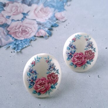 《Avon》 “in full bloom” エイボン ヴィンテージイヤリング