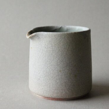 竹炭貫入　クリーマー／片口