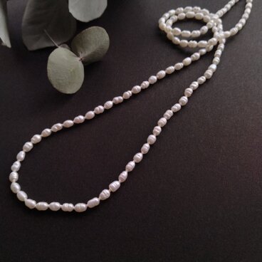 rice pearl necklace / ５６㎝