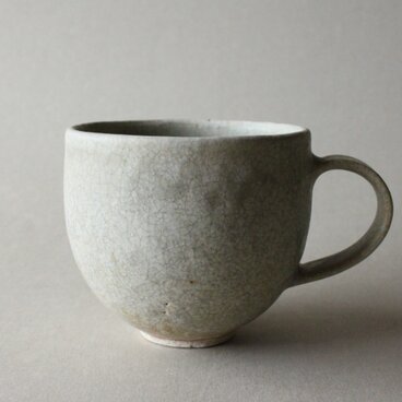 竹炭貫入　マグカップS  丸　