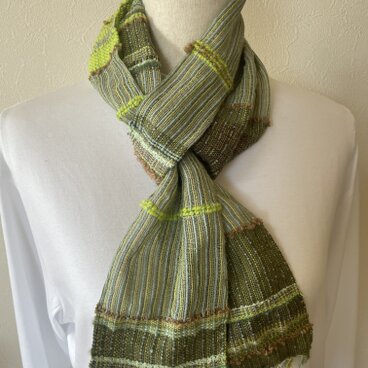 抹茶パフェのミニマフラー