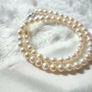 あこや真珠ネックレス　6.5mmUP （セミラウンド）
