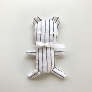 ちびくま（ダークブルーストライプ）