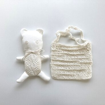 ちびくま＋ばっぐ（ホワイト）