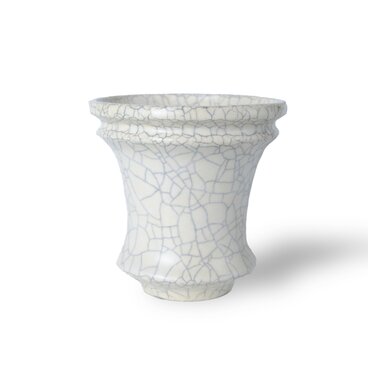 パルバコステリッチオ / M / 白貫入（鉢・プランター）